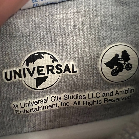 Universal Studios Unisex Back to the Future Grey Hoodie Vintage M Marty McFly - Picture 4 of 5